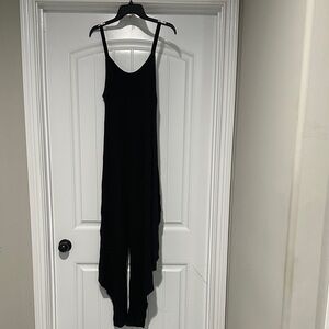 Black Spaghetti Strap Jumpsuit